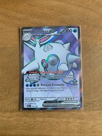 Carte Pokemon Balbaleze EX 210/182