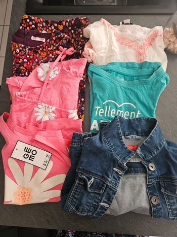 Lot vêtements fille 8/10ans
