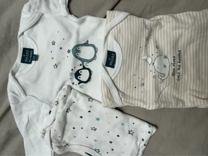 Lot de 3 body