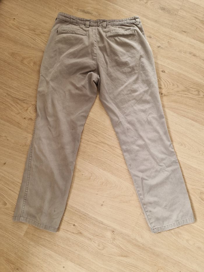 ​Pantalon Chino Droit Inesis (Golf) - Gris clair - Taille 40 - photo numéro 2