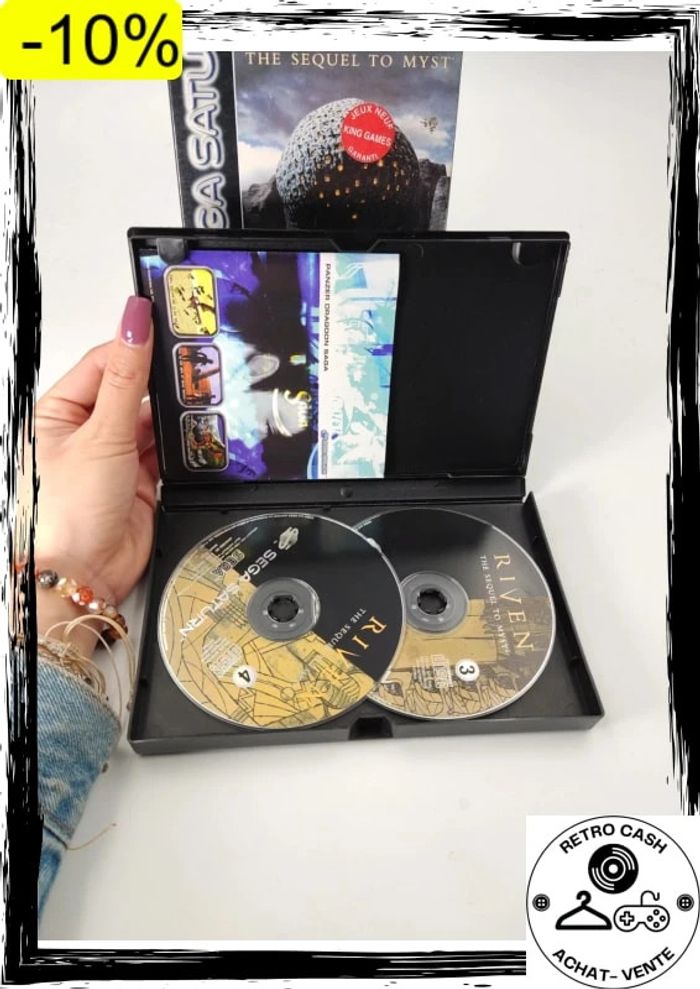 Jeu Sega Saturn Riven The Sequel To Myst avec fourreau - photo numéro 8