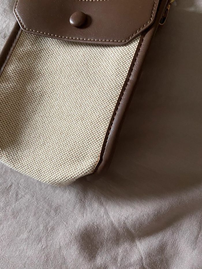 Sac bandoulière paille rectangle - photo numéro 2