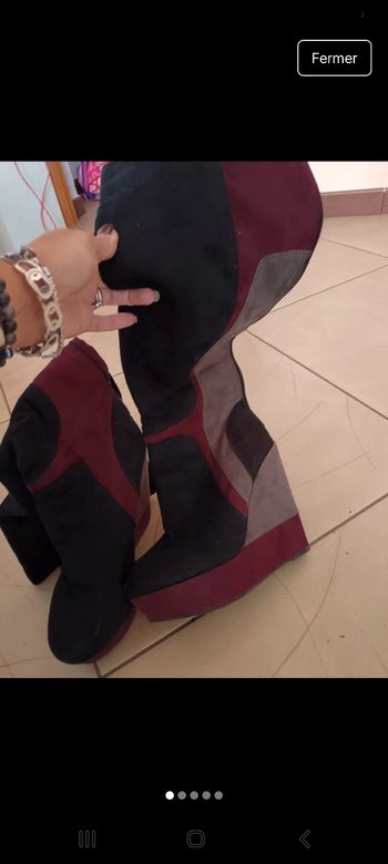 Jolie botte bordeaux petit 40