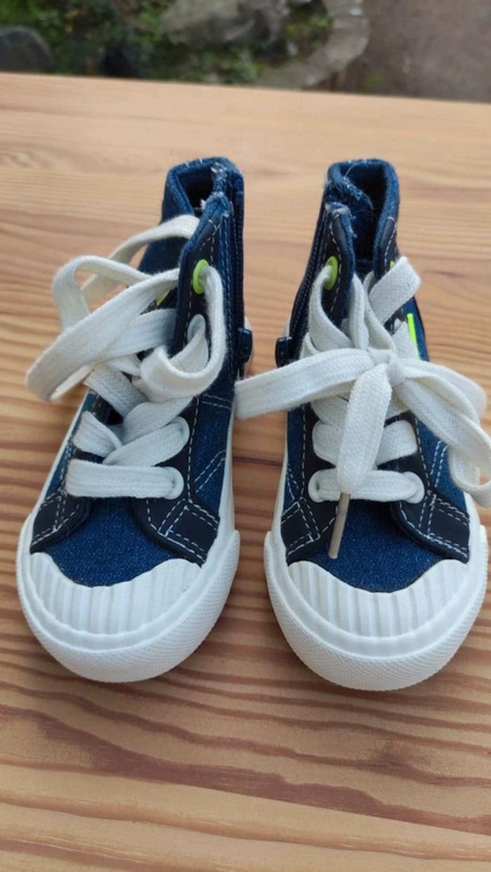 Basket jeans montante 22