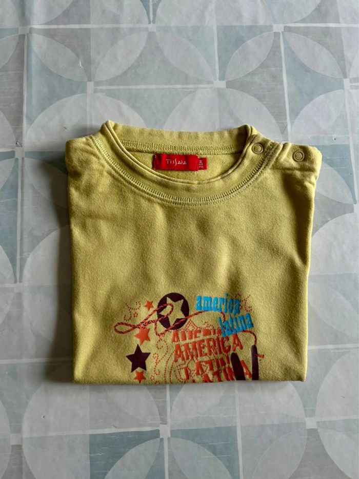 T shirt garçon 2 ans - tissaia - en très bon état - photo numéro 4