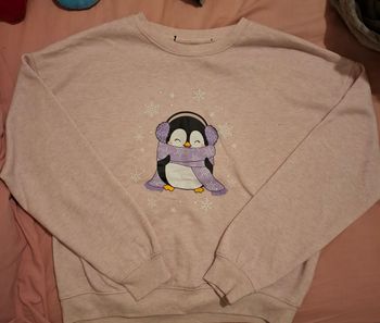 Pull motif pingouin