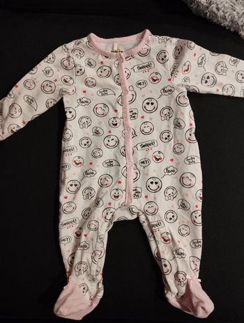 Pyjama fin Smiley 3 mois