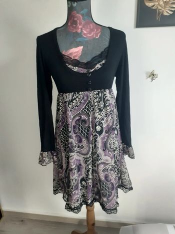 Robe voile imprimée S
