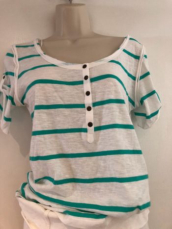 T-shirt à rayures tissaia 38/40