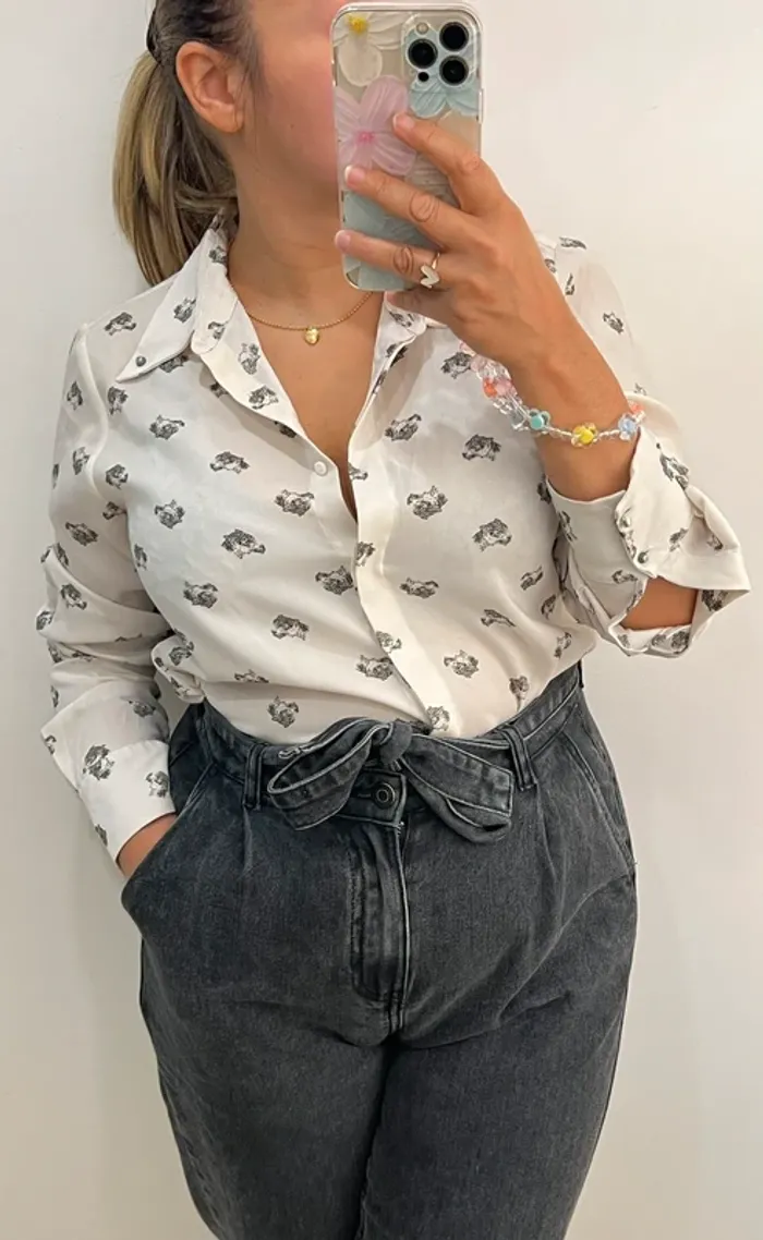 Chemise Zara Satinée