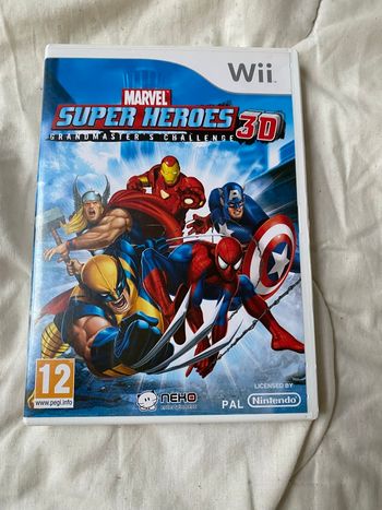 Jeu Nintendo wii Marvel super heroes 3D