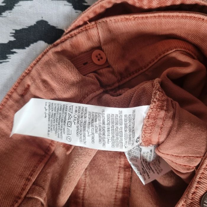 Jean coupe courte avec ceinture 50 rose - photo numéro 3