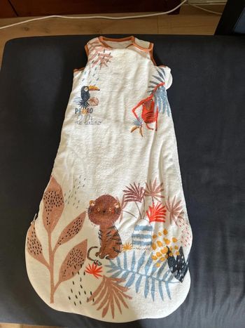 Gigoteuse turbulette petit Beguin bio Pedro 0-6 mois 100% coton