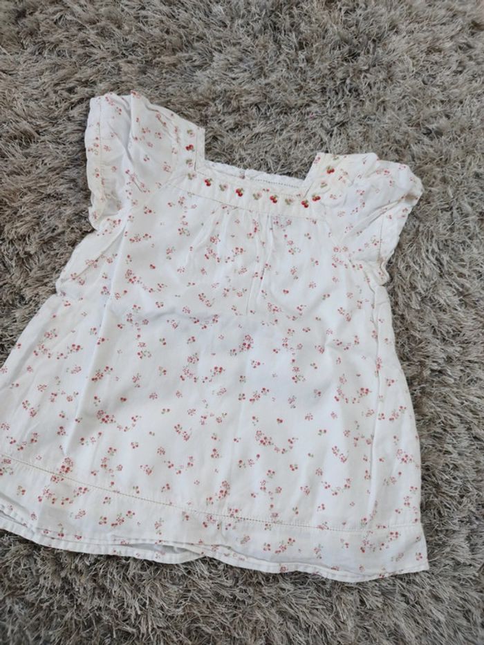 Lot de vêtements bébé fille robe 6 mois tache - photo numéro 3