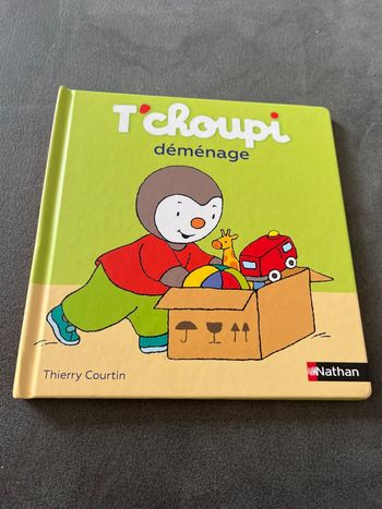 Livre tchoupi t’choupi déménage