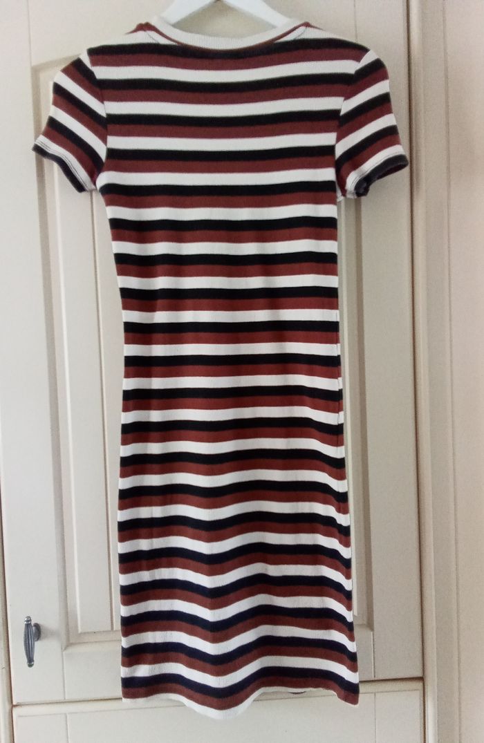 Robe longue avec rayures Zara taille 38 - photo numéro 6
