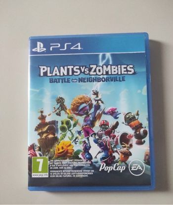 Jeux PS4 plants vs zombies battle for neighborville