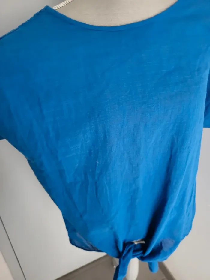 Blouse tunique lin - photo numéro 3