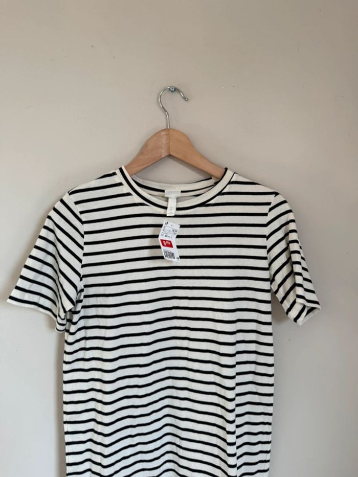 Robe t-shirt marinière - photo numéro 3