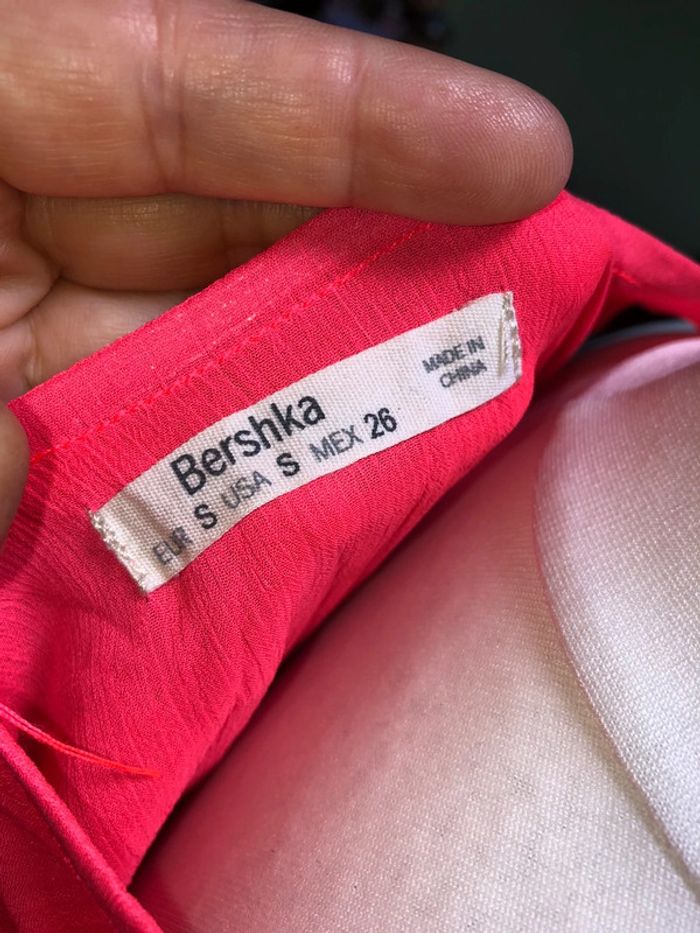Tunique rose fluo#taille S#Bershka - photo numéro 4