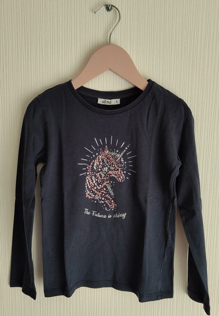 T-shirt manche longue - Fille