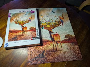 Magnifique puzzle L'appel de la nature Nathan 500 pièces