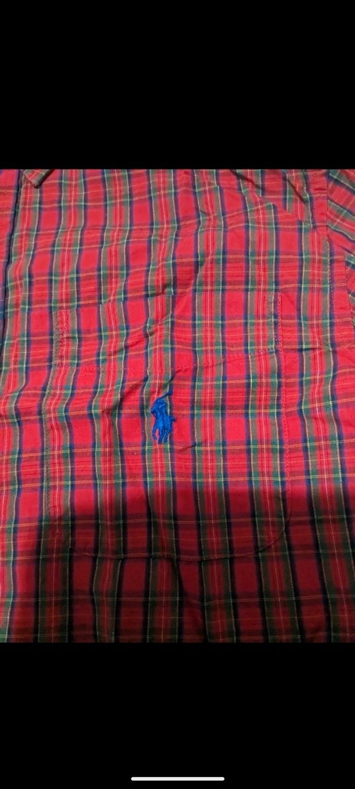 Chemise Ralph Lauren rouge à carreaux. Taille 12 ans - photo numéro 5