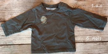 Tee-shirt manches longues Tape à l'oeil 6 mois