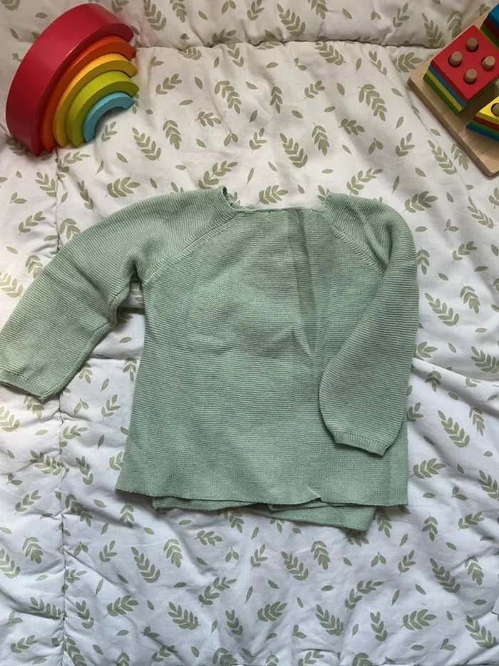 gilet léger vert menthe 12 mois nopppies baby - photo numéro 7