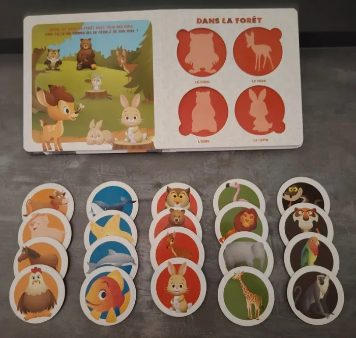 Livre Puzzle enfants imagier - Les animaux