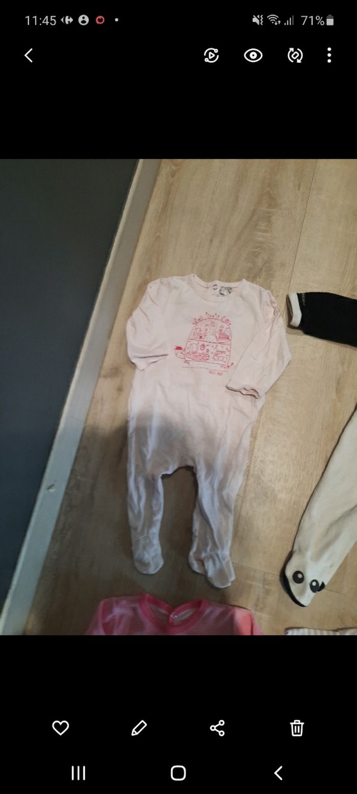 Lot de pyjamas et bodys neufs et tbe - photo numéro 2
