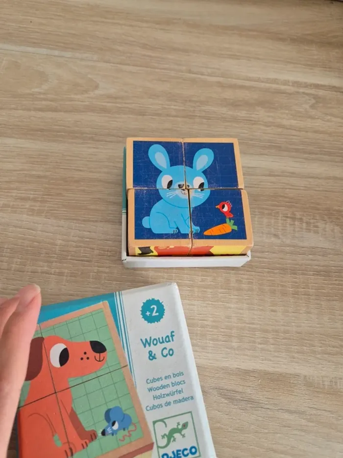 Puzzle cube animaux djeco - photo numéro 6