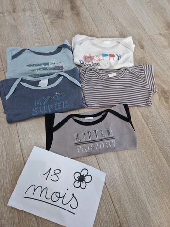 Lot de bodies ×5