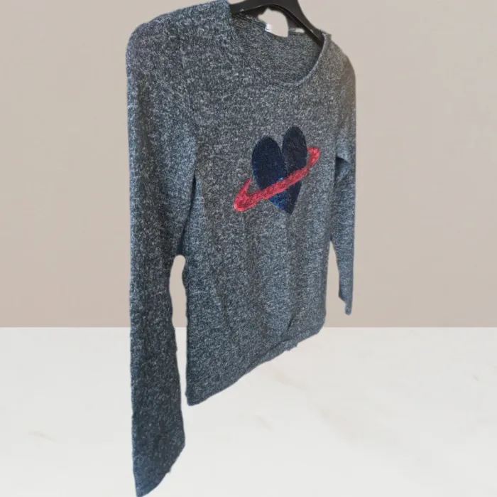 Petit pull légé gris foncé - Kids - Taille 12 ans - photo numéro 2