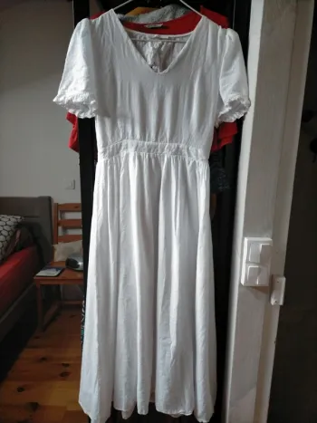 Robe longue blanche