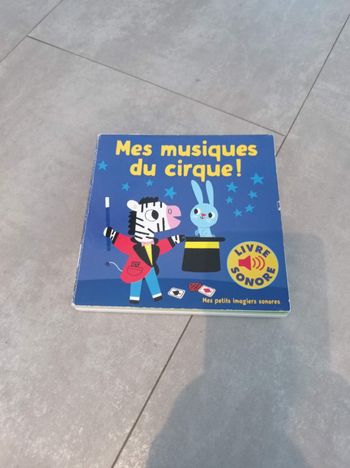 Livre sonore mes musique de cirque