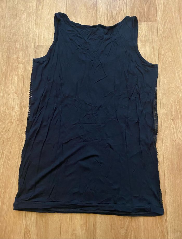 Haut noir à sequins M - photo numéro 2