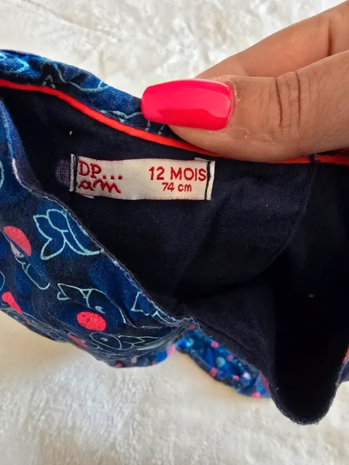 Ensemble robe et maillot de bain dpam 12 mois - photo numéro 4