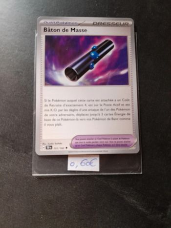 Carte Pokémon Bâton de Masse 151/162