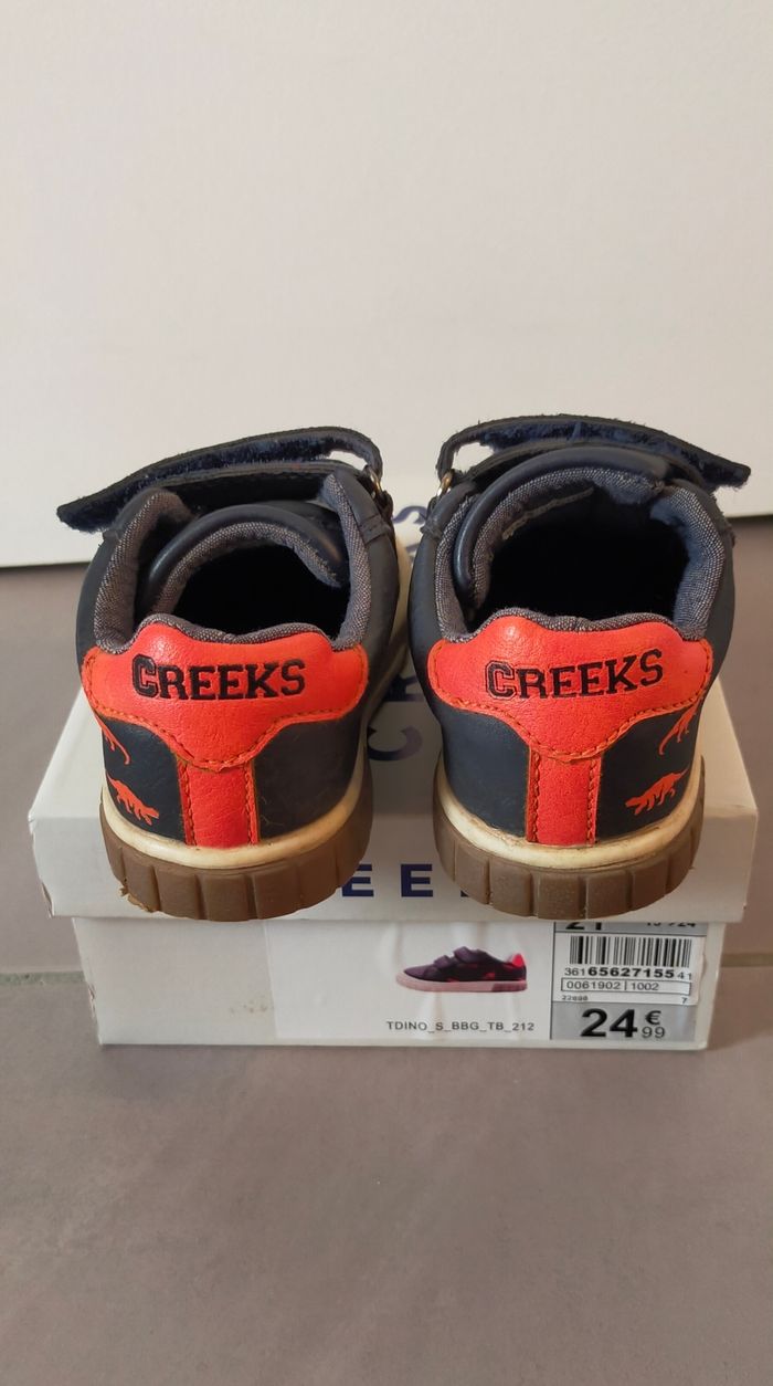 Baskets garçon bleu dino - photo numéro 3