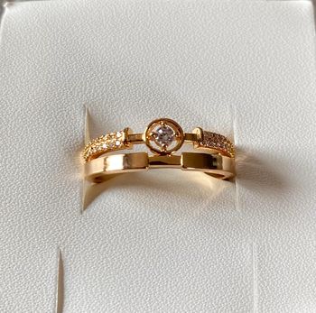 Bague doré