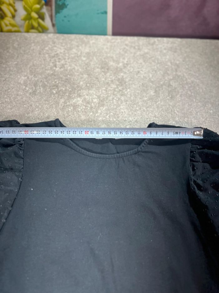 🖤 Haut à manches bouffantes Stradivarius taille S 🖤 - photo numéro 4