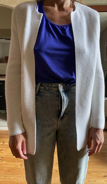 Gilet mi- long  sans bouton