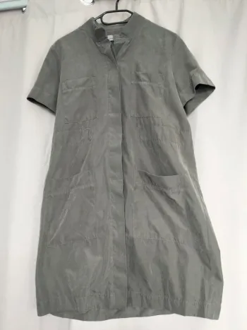 Robe chemise kaki
