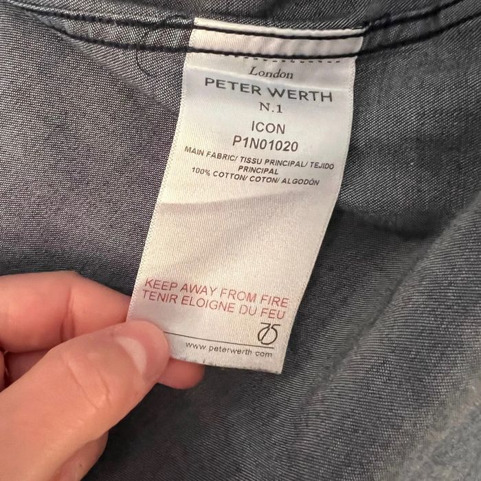 Chemise en jean homme taille L - photo numéro 6
