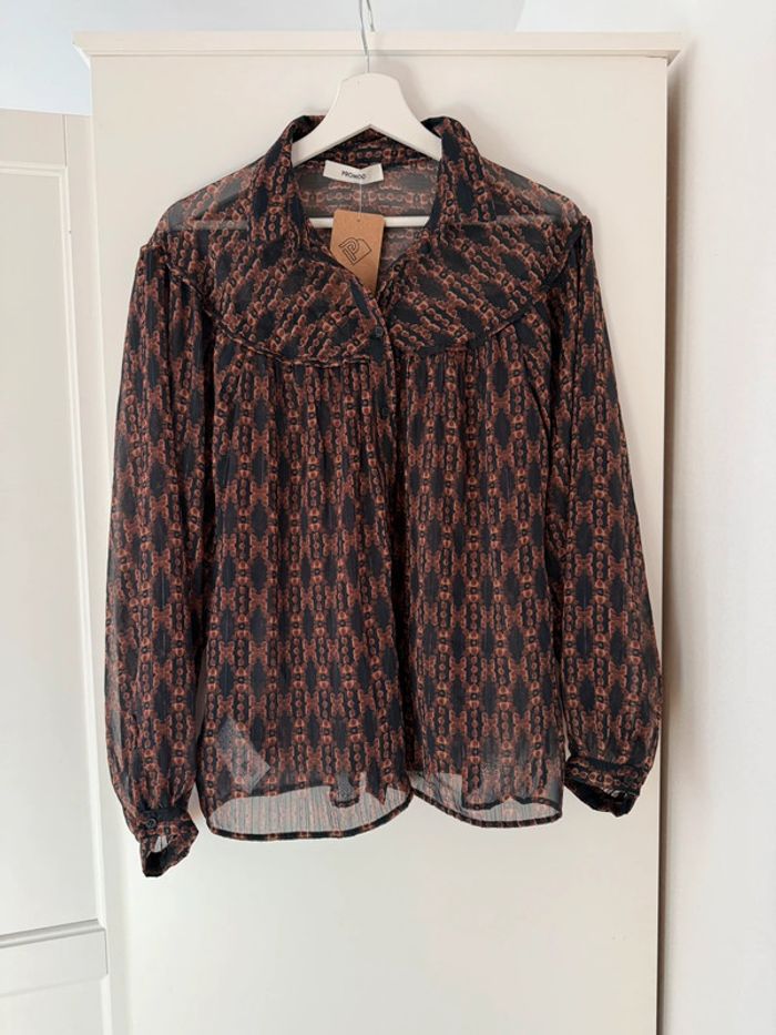 Superbe chemise fluide blouse neuve Promod 🌸 42 XL