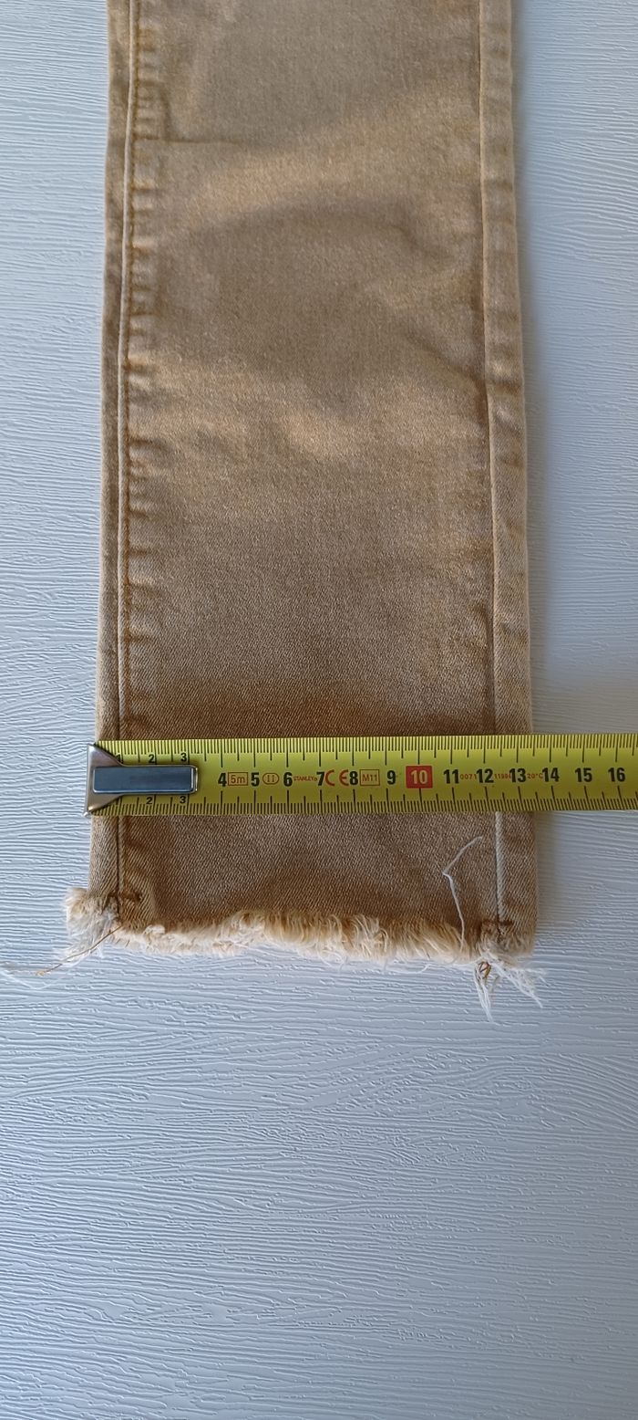Pantalon femme jeans élastique taille s - photo numéro 8