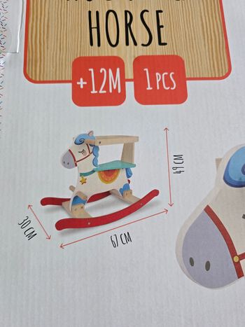 Cheval à bascule en bois CARREFOUR WOODEN