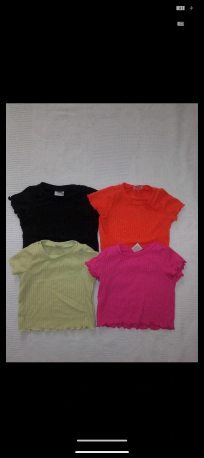 Lot Tee-shirt fille 2 ans