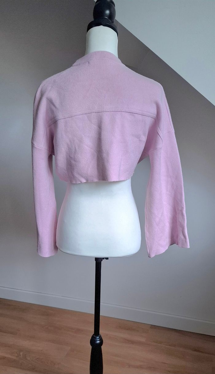 Pull court rose T.36 Zara - photo numéro 4